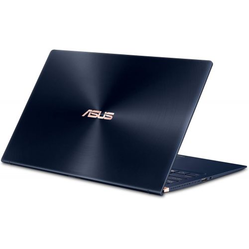 아수스 Asus ZenBook 15 Ultra Slim Compact Laptop 15.6” FHD 4 Way NanoEdge, Intel Core i7 8565U Processor, 16GB DDR4, 512GB PCIe SSD, GeForce GTX 1050, Ir Camera, Windows 10, UX533FD DH74,