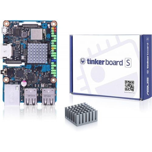 아수스 ASUS Tinker Board S Quad Core 1.8GHz SoC 2GB RAM 16GB eMMC storage GB LAN Wi Fi & GPIO connectivity Motherboards