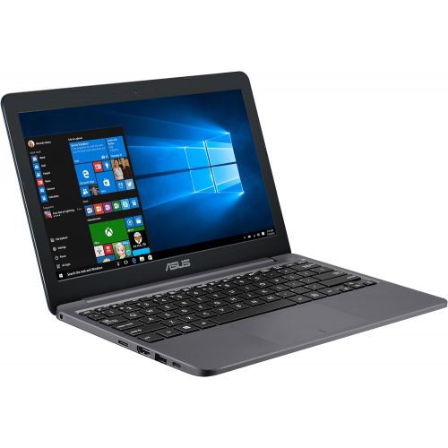 아수스 ASUS VivoBook E203NA YS03 11.6” Featherweight Design Laptop, Intel Dual Core Celeron N3350 2.4GHz Processor, 4GB DDR3 RAM, 64GB EMMC Storage, App Based Windows 10 S