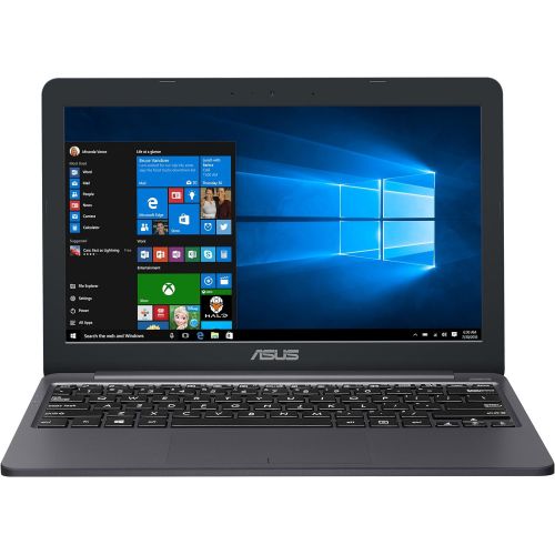 아수스 ASUS VivoBook E203NA YS03 11.6” Featherweight Design Laptop, Intel Dual Core Celeron N3350 2.4GHz Processor, 4GB DDR3 RAM, 64GB EMMC Storage, App Based Windows 10 S
