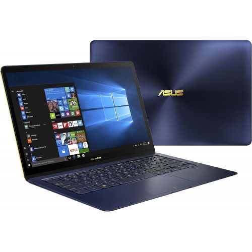 아수스 ASUS UX490UA IH74 BL ZenBook 3 Deluxe 14 FHD Ultraportable Laptop, Intel Core i7 8550U, 16GB RAM, 512GB SSD, Windows 10 Pro, Royal Blue