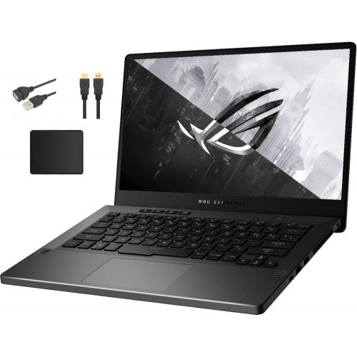 아수스 ASUS ROG Zephyrus 14 Full HD Widescreen LED Gaming Laptop Bundle Accessory AMD Ryzen 7 4800HS NVIDIA GeForce GTX 1650 16GB DDR4 1TB SSD Backlit Keyboard Windows 10 Eclipse Gray