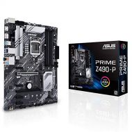 ASUS Prime Z490 P LGA 1200 (Intel 10th Gen) ATX Motherboard (Dual M.2, DDR4 4600, 1 Gb Ethernet, USB 3.2 Gen 2 USB Type A, Thunderbolt 3 Support, Aura Sync RGB)