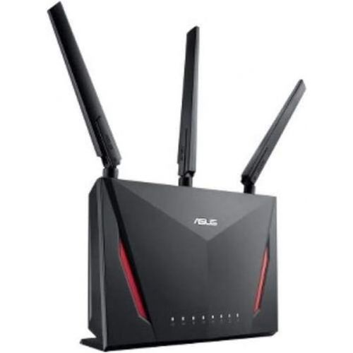 아수스 ASUS AC2900 WiFi Dual Band Gigabit Wireless Router with 1.8GHz Dual core Processor and AiProtection Network Security & AmazonBasics?RJ45?Cat 6 Ethernet?Patch Internet Cable ?5&nbs