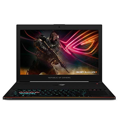 아수스 ASUS ROG Zephyrus GX501 Ultra Slim Gaming Laptop, 15.6” FHD 144Hz 3ms IPS Type G SYNC, GeForce GTX 1080, Intel Core i7 8750H, 16GB DDR4, 512GB PCIe SSD, Win 10 Pro, GX501GI XS74