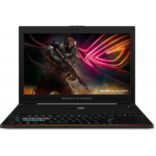 아수스 ASUS ROG Zephyrus GX501 Ultra Slim Gaming Laptop, 15.6” FHD 144Hz 3ms IPS Type G SYNC, GeForce GTX 1080, Intel Core i7 8750H, 16GB DDR4, 512GB PCIe SSD, Win 10 Pro, GX501GI XS74