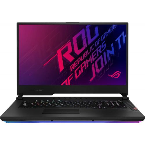 아수스 ASUS ROG Strix Scar 17 Gaming Laptop, 17.3” 300Hz FHD IPS Type Display, NVIDIA GeForce RTX 2080 Super, Intel Core i9 10980HK, 16GB DDR4, 512GB PCIe SSD, Per Key RGB Keyboard, Win10