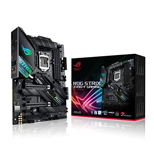 아수스 ASUS ROG Strix Intel Z490 F Gaming LGA 1200 ATX DDR4 SDRAM Motherboard