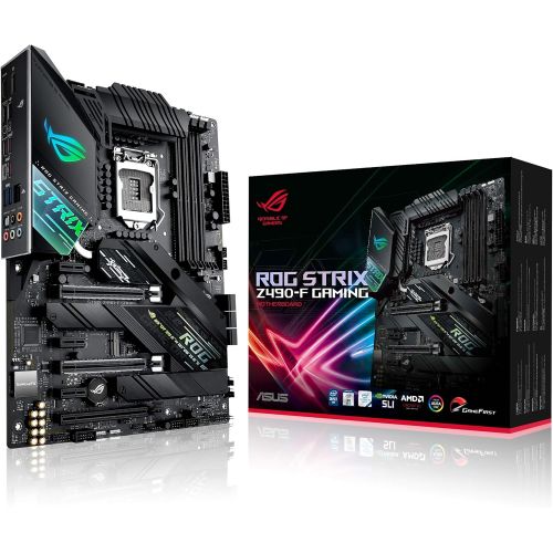 아수스 ASUS ROG Strix Intel Z490 F Gaming LGA 1200 ATX DDR4 SDRAM Motherboard