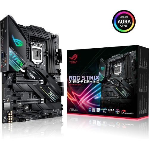 아수스 ASUS ROG Strix Intel Z490 F Gaming LGA 1200 ATX DDR4 SDRAM Motherboard