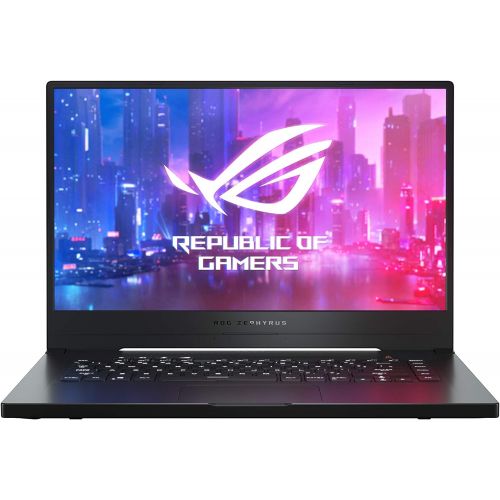 아수스 ASUS ROG Zephyrus G Ultra Slim Gaming Laptop, 15.6” 120Hz IPS Type FHD, GeForce GTX 1660 Ti, AMD Ryzen 7 3750H, 8GB DDR4, 512GB PCIe NVMe SSD, Windows 10, GA502GU PB73