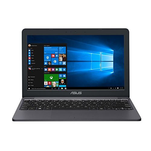 아수스 Asus Vivobook E203NA YS02 11.6” Featherweight Design Laptop, Intel Dual Core Celeron N3350 2.4GHz Processor, 4GB DDR3 RAM, 64GB eMMC Storage, App Based Windows 10 S