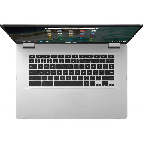 아수스 ASUS Chromebook C523 Laptop 15.6 Full HD NanoEdge Touchscreen, Intel Quad Core Pentium N4200 Processor, 4GB RAM, 64GB eMMC Storage, Optical Mouse Included, USB Type C, Chrome OS,