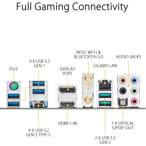 아수스 ASUS Tuf Gaming Plus AM4 AMD X570 ATX DDR4 SDRAM Motherboard