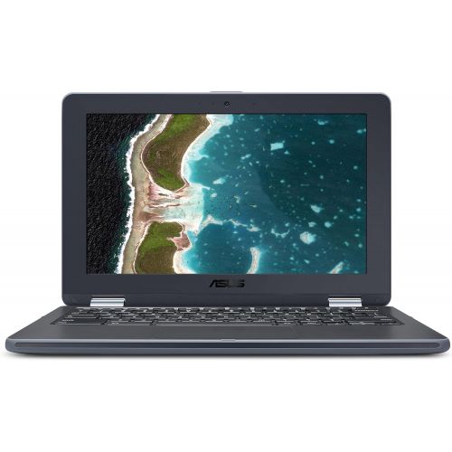 아수스 ASUS Chromebook Flip C213SA YS02 11.6 inch Ruggedized & Spill Proof, Touchscreen, Intel Dual Core Apollo Lake N3350 , 4GB DDR4 RAM, 32GB Flash Storage, USB Type C, Supports Android