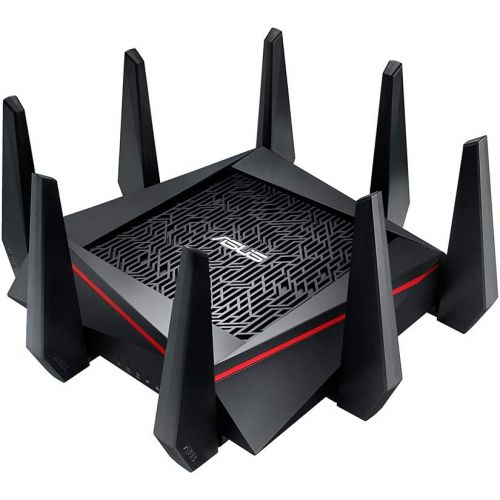 아수스 ASUS WiFi Gaming Router (RT AC5300) Tri Band Gigabit Wireless Internet Router, Gaming & Streaming, AiMesh Compatible, Included Lifetime Internet Security, Adaptive QoS, Parental