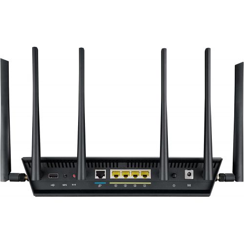 아수스 ASUS AC3200 Tri Band Gigabit WiFi Router, AiProtection Lifetime Security by Trend Micro, Adaptive QoS, Parental Control (RT AC3200)