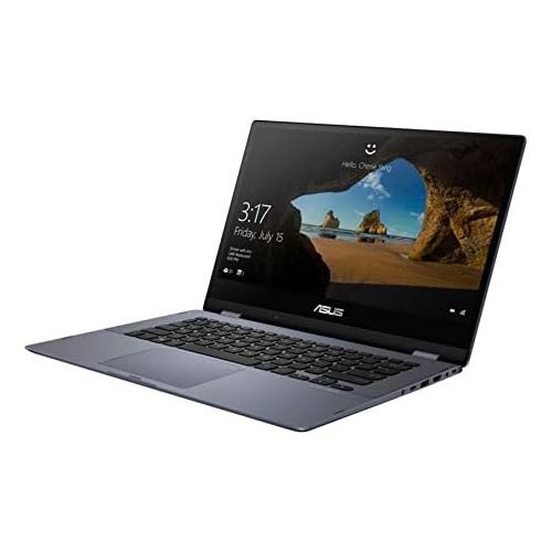 아수스 ASUS VivoBook Flip Laptop, 14 Touch Screen, Intel Core i3, 4GB Memory, 128GB Solid State Drive, Windows 10 Home in S Mode,TP412F