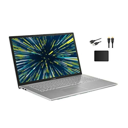 아수스 ASUS VivoBook 17.3 FHD Widescreen LED Flagship Laptop Bundle Woov Accessory AMD Quad Core Ryzen 7 3700U 12GB RAM 512GB SSD USB C 802.11ac HDMI Windows 10