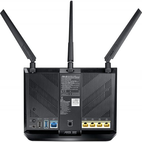 아수스 ASUS WiFi Gaming Mesh Router (RT AC1900P 2 PK) Dual Band Gigabit Wireless Internet Router, 5 GB Ports, Gaming & Streaming, AiMesh Compatible, Free Lifetime Internet Security, Par