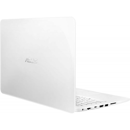 아수스 ASUS L402YA Thin & Light Laptop, 14” FHD; AMD E2 7015 Quad Core Processor, AMD Radeon R2 Graphics, 4GB RAM, 64GB eMMC Storage, Windows 10 S with 1yr Office 365 Included, White, L40