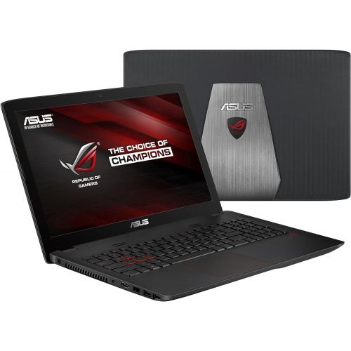 아수스 ASUS ROG GL552VW DH74 15 Inch Gaming Laptop, Discrete GPU GeForce GTX 960M 4GB VRAM, 16GB DDR4, 1TB, 128GB SSD (ROG Metallic)