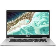 ASUS Chromebook Laptop 15.6 HD Anti Glare NanoEdge Display, Intel Dual Core Celeron N3350 Processor, 4GB RAM, 64GB eMMC, 180 Degree Hinge, Chrome OS C523NA BCLN6 Silver