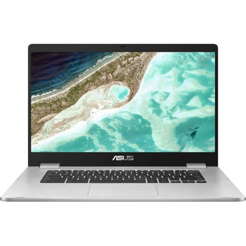 아수스 ASUS Chromebook Laptop 15.6 HD Anti Glare NanoEdge Display, Intel Dual Core Celeron N3350 Processor, 4GB RAM, 64GB eMMC, 180 Degree Hinge, Chrome OS C523NA BCLN6 Silver