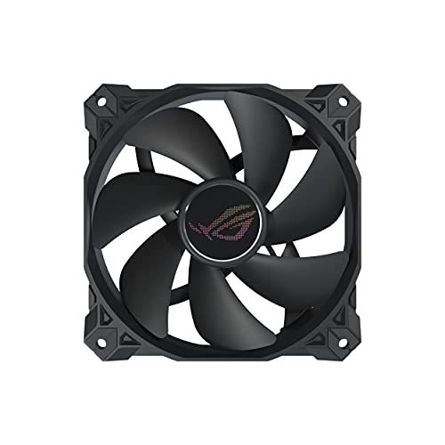 아수스 ASUS ROG Strix XF120 Whisper Quiet, 4 pin PWM Fan for PC Cases, Radiators or CPU Cooling (120mm, up to 400,000 Hours lifespan, Magnetic Levitation, 1800RPM, 5 Years Warranty)