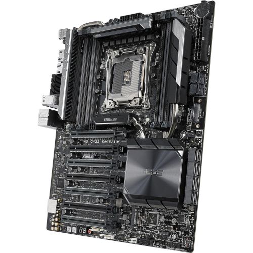 아수스 ASUS WS C422 SAGE/10G LGA2066 ECC DDR4 M.2 U.2 C422 ATX Motherboard for Intel Xeon W Series Processor