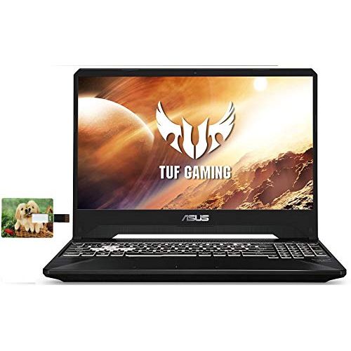 아수스 Newest Asus TUF Gaming Laptop 15.6” IPS Level Full HD, Intel Core i7 9750H Processor, GeForce GTX 1650, 16GB DDR4 1TB PCIe SSD WiFi, Windows 10Gigabit Wi Fi 5 32GB Tela USBA Card