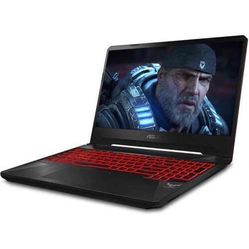 아수스 Newest Asus TUF Gaming Laptop 15.6” IPS Level Full HD, Intel Core i7 9750H Processor, GeForce GTX 1650, 16GB DDR4 1TB PCIe SSD WiFi, Windows 10Gigabit Wi Fi 5 32GB Tela USBA Card