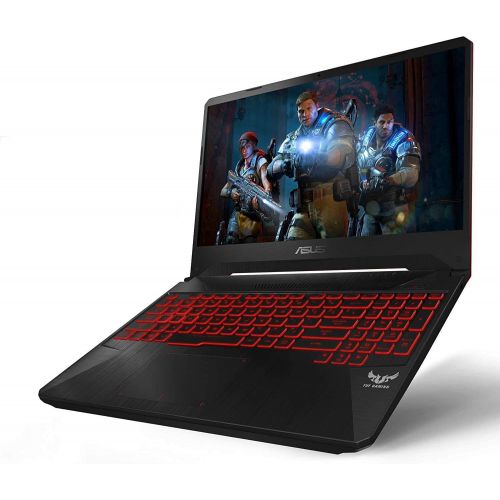 아수스 Newest Asus TUF Gaming Laptop 15.6” IPS Level Full HD, Intel Core i7 9750H Processor, GeForce GTX 1650, 16GB DDR4 1TB PCIe SSD WiFi, Windows 10Gigabit Wi Fi 5 32GB Tela USBA Card