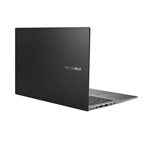아수스 ASUS VivoBook S15 S533 Thin and Light Laptop, 15.6” FHD, Intel Core i5 10210U CPU, 8GB DDR4 RAM, 512GB PCIe SSD, Windows 10 Home, S533FA DS51, Indie Black