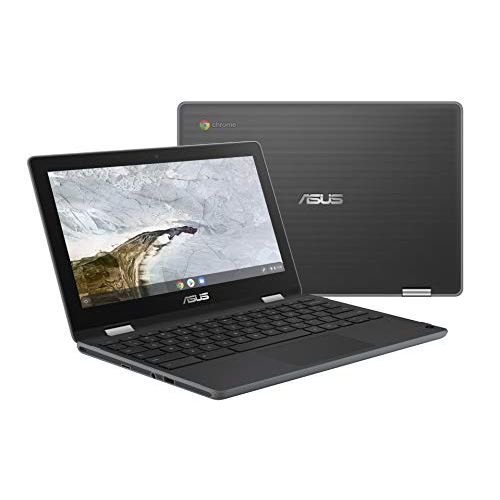 아수스 ASUS Chromebook Flip C214MA YS02T 11.6” Ruggedized and Water Resistant Chromebook, 360 Touchscreen 2 in 1, Intel N4000, 4GB DDR4 RAM, 32GB Storage, Mil STD design, Chrome OS, Stylu