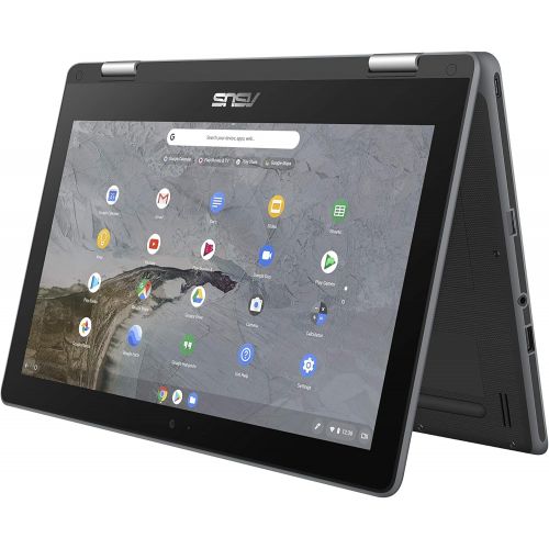 아수스 ASUS Chromebook Flip C214MA YS02T 11.6” Ruggedized and Water Resistant Chromebook, 360 Touchscreen 2 in 1, Intel N4000, 4GB DDR4 RAM, 32GB Storage, Mil STD design, Chrome OS, Stylu