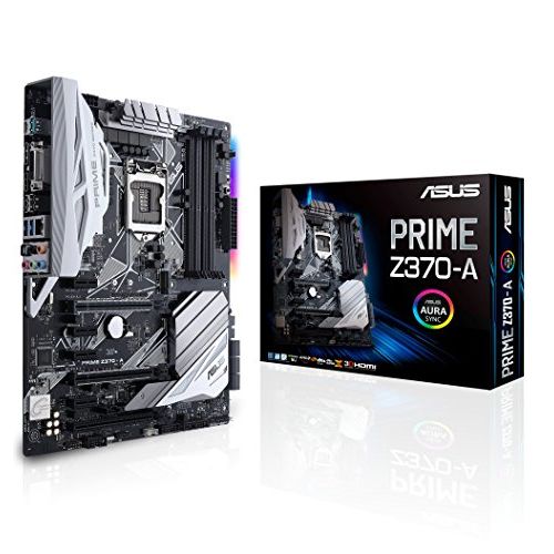 아수스 ASUS PRIME Z370 A LGA1151 DDR4 DP HDMI DVI M.2 USB 3.1 Z370 ATX Motherboard with USB 3.1 for 8th Generation Intel Core Processors