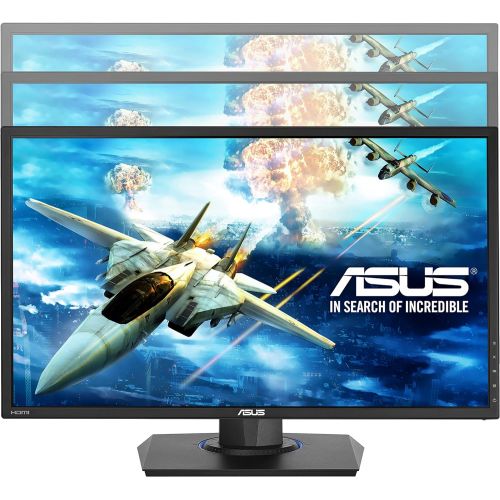 아수스 ASUS VG245H 24 inchFull HD 1080p 1ms Dual HDMI Eye Care Console Gaming Monitor with FreeSync/Adaptive Sync, Black, 24 inch