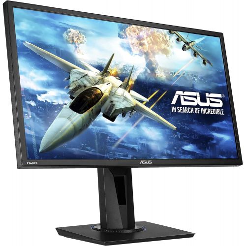 아수스 ASUS VG245H 24 inchFull HD 1080p 1ms Dual HDMI Eye Care Console Gaming Monitor with FreeSync/Adaptive Sync, Black, 24 inch