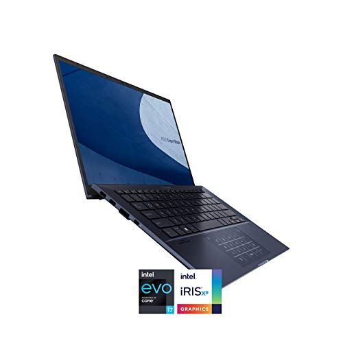 아수스 ASUS ExpertBook B9 Thin & Light Business Laptop, 14” FHD Display, Intel Core i7 1165G7 CPU, 1TB SSD, 16GB LPDDRX RAM, Windows 10 Pro, Up to 17 Hrs Battery Life Sleeve, B9450CEA XH7