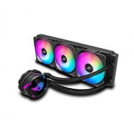 ASUS ROG Strix LC 360 RGB All in one AIO Liquid CPU Cooler 360mm Radiator, Intel 115x/2066 and AMD AM4/TR4 Support, Triple 120mm 4 pin PWM Fans (Addressable RGB Fans)