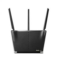 ASUS WiFi 6 Router (RT AX68U) Dual Band Gigabit Wireless Router, 3x3 Support, Gaming & Streaming, AiMesh Compatible, Included Lifetime Internet Security, Parental Control, MU MIM