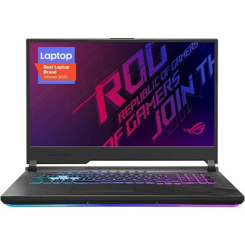 아수스 ASUS ROG Strix G17 Gaming Laptop, 17.3 144Hz 3ms FHD IPS Level, NVIDIA GeForce RTX 2070, Intel Core i7 10750H Processor, 16GB DDR4, 512GB PCIe SSD, Wi Fi 6, G712LW ES74