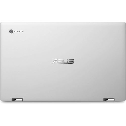 아수스 ASUS Chromebook Flip C434 2 In 1 Laptop 14 Full HD 4 Way NanoEdge Touchscreen, Intel Core M3 8100Y Processor, 8GB RAM, 64GB eMMC Storage, Backlit KB, Chrome OS C434TA DS384T Silv