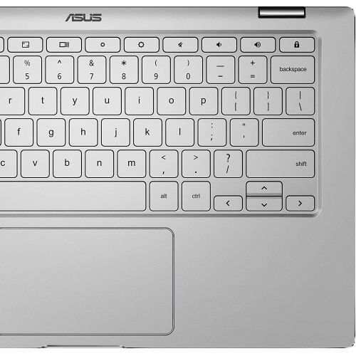 아수스 ASUS Chromebook Flip C434 2 In 1 Laptop 14 Full HD 4 Way NanoEdge Touchscreen, Intel Core M3 8100Y Processor, 8GB RAM, 64GB eMMC Storage, Backlit KB, Chrome OS C434TA DS384T Silv