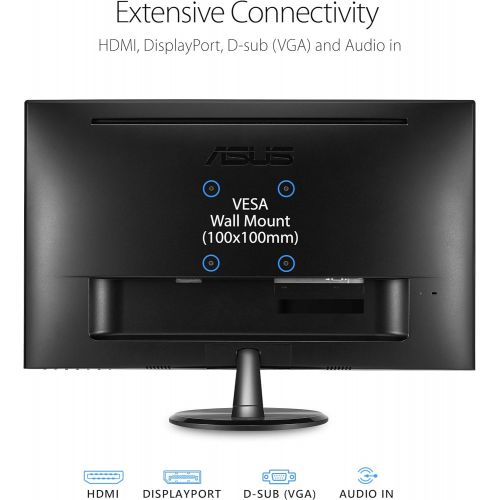 아수스 ASUS VP249QGR 23.8” Gaming Monitor 144Hz Full HD (1920 x 1080) IPS 1ms FreeSync ELMB Eye Care DisplayPort HDMI VGA