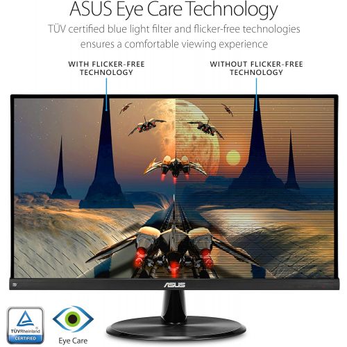 아수스 ASUS VP249QGR 23.8” Gaming Monitor 144Hz Full HD (1920 x 1080) IPS 1ms FreeSync ELMB Eye Care DisplayPort HDMI VGA