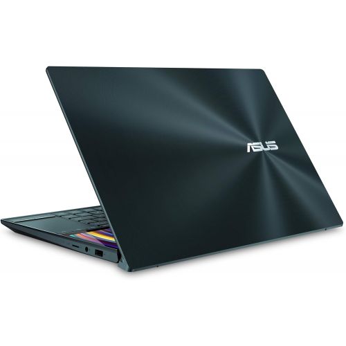 아수스 ASUS ZenBook Duo UX481 14” FHD NanoEdge Bezel Touch, Intel Core i7 10510U, 16GB RAM, 1TB PCIe SSD, GeForce MX250, Innovative ScreenPad Plus, Windows 10 Pro UX481FL XS74T, Celesti