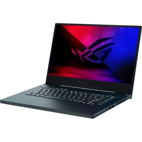 아수스 ASUS ROG Zephyrus M15 15.6 Full HD 144HZ Gaming Laptop, Core i7 10750H, RGB Backlit Keyboard, Bluetooth, HDMI Output, NVIDIA GeForce GTX 1660 Ti Graphics, Windows 10, Gray (16GB RA