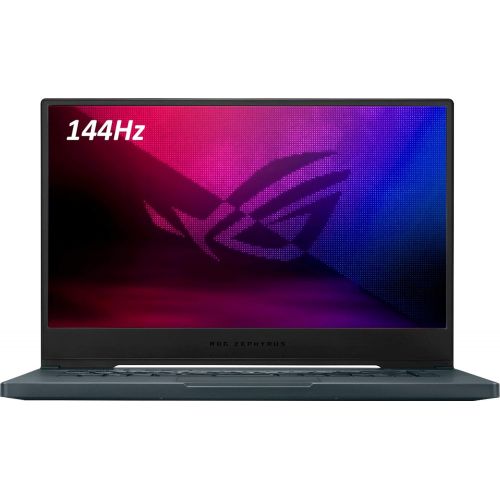 아수스 ASUS ROG Zephyrus M15 15.6 Full HD 144HZ Gaming Laptop, Core i7 10750H, RGB Backlit Keyboard, Bluetooth, HDMI Output, NVIDIA GeForce GTX 1660 Ti Graphics, Windows 10, Gray (16GB RA